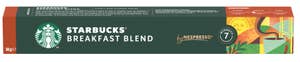 Starbucks Breakfast Blend 10 stk Intensitet 7
