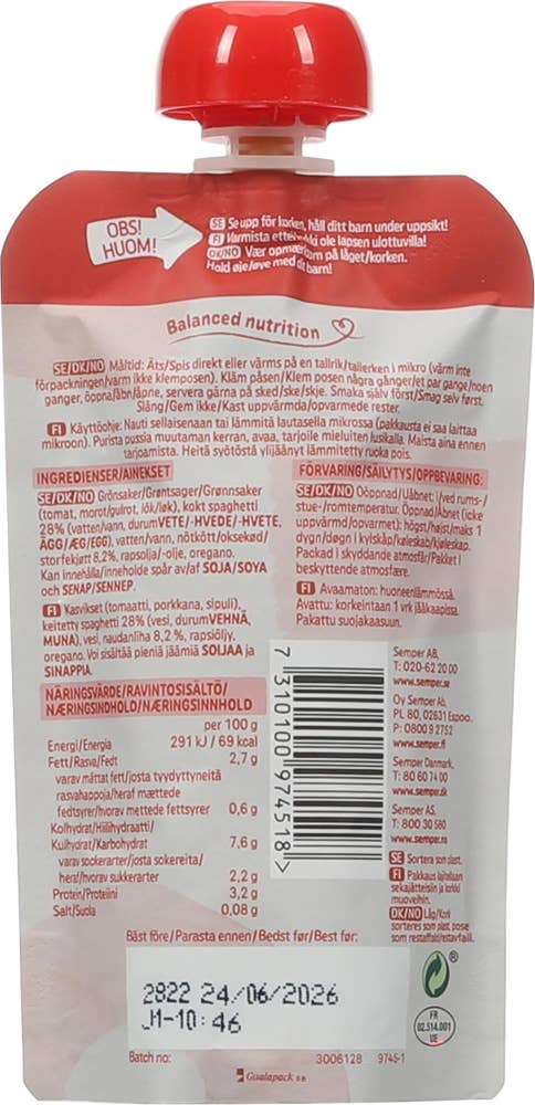 Semper Spaghetti bolognese