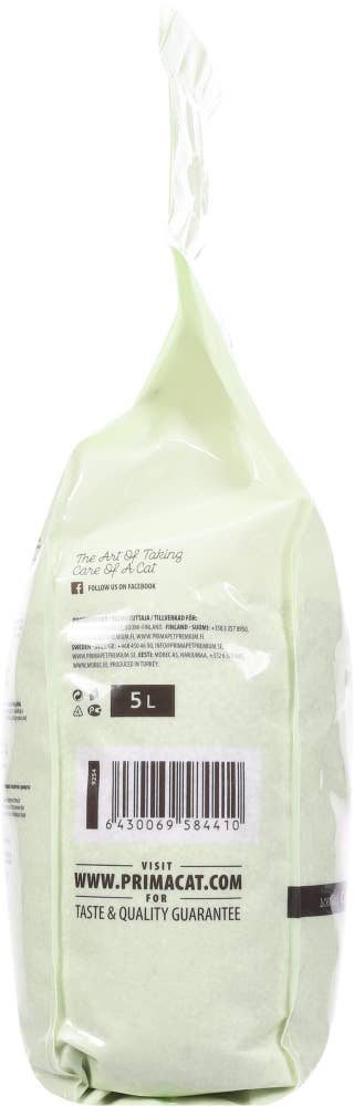 PrimaCat Fresh Green Apple hvit kattesand