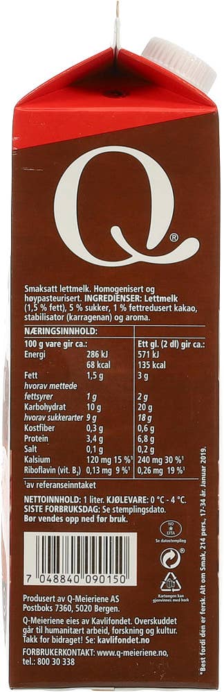 Q Fersk Sjokolademelk