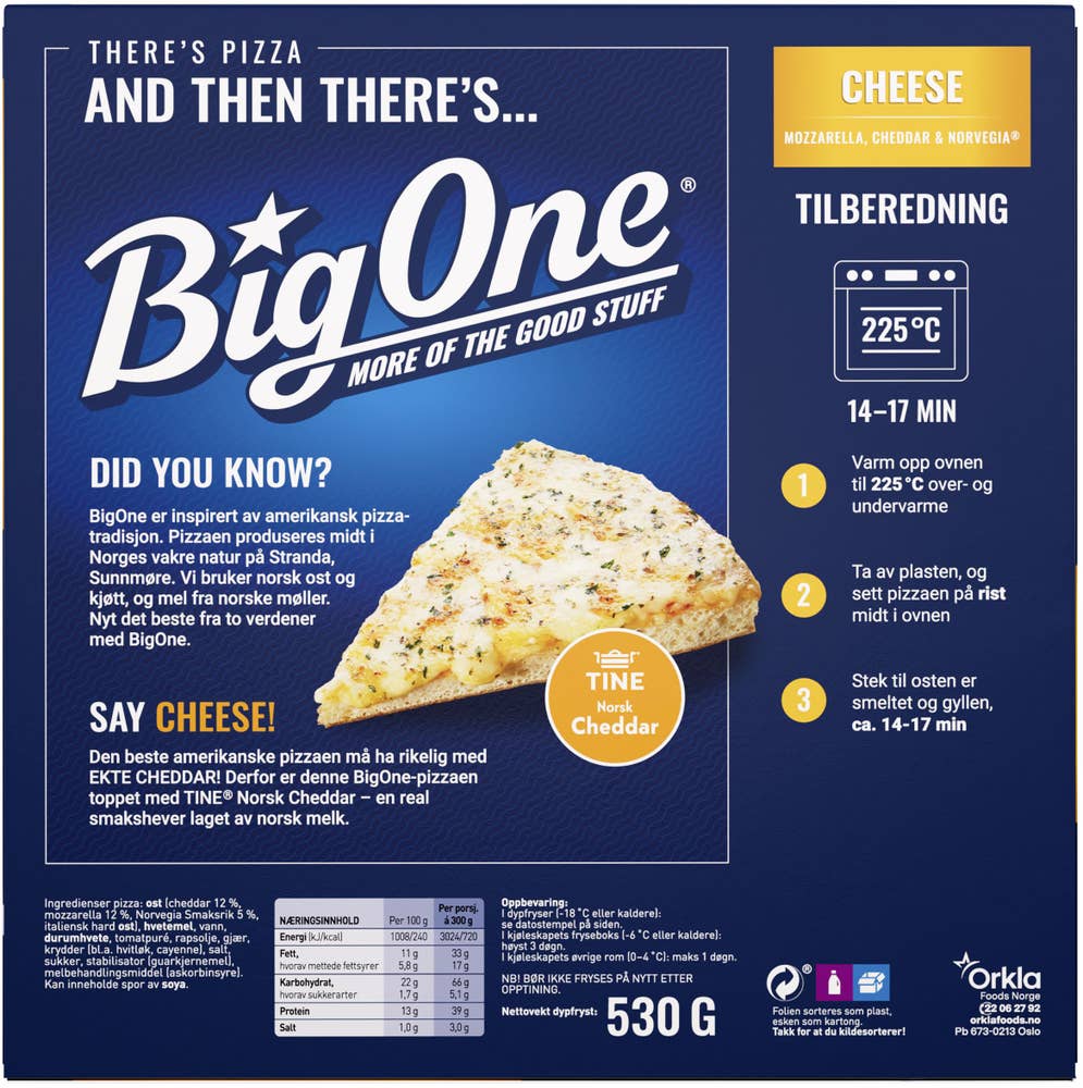 Big One Cheese Pizza