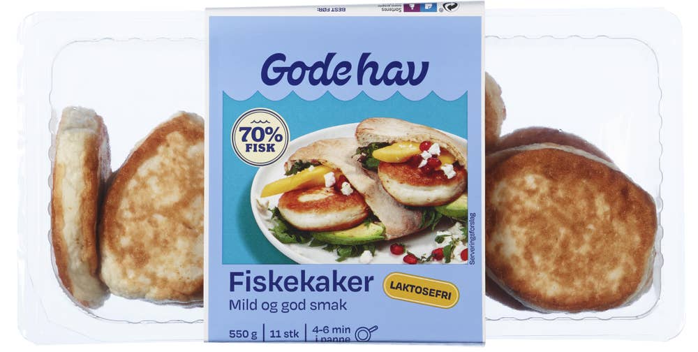 Gode Hav Laktosefrie fiskekaker