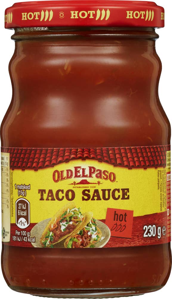Old El Paso Taco Sauce Hot