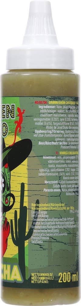 Broken Taco Green Sriracha