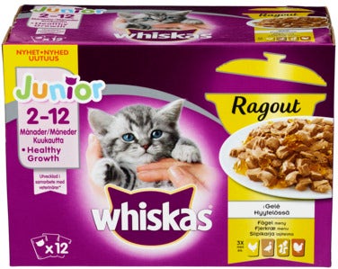 Whiskas Junior Ragout 12x85g