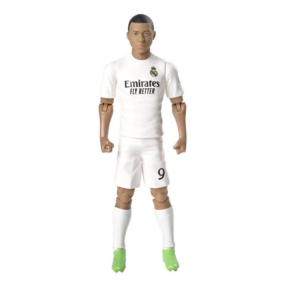 Magic Store Fotballfigur Mbappé i Real Madrid - drakt Høyde 20 cm