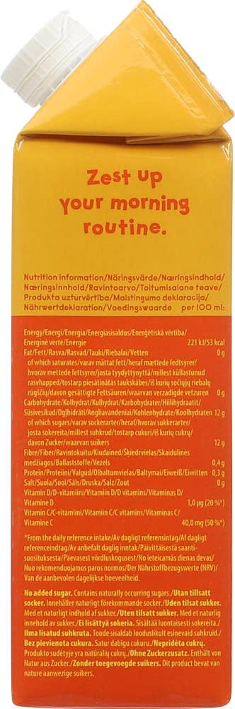 Froosh smoothie appelsin, mandarin, eple & sitron