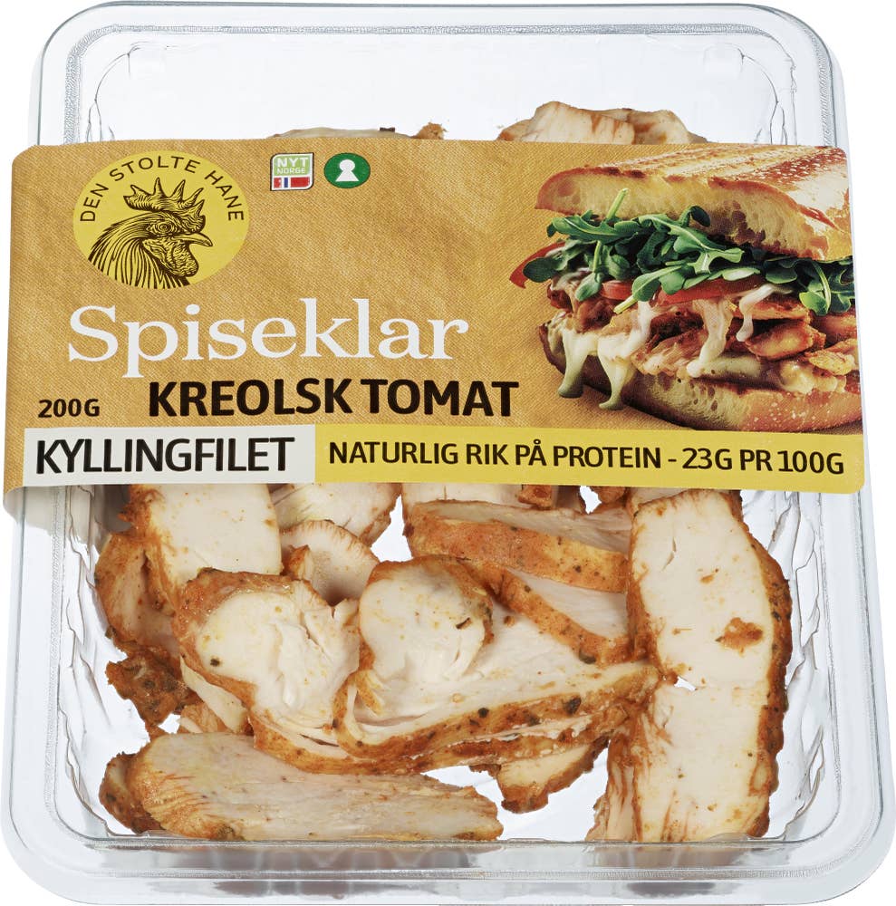 Den Stolte Hane Kreolsk sandwichfilet av kylling Stekt & spiseklar