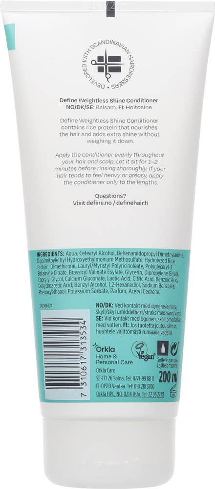 Define Weightless Shine Conditioner