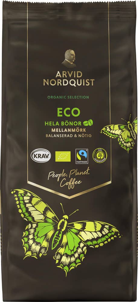 Selection ECO hele bønner Fairtrade, 450 g
