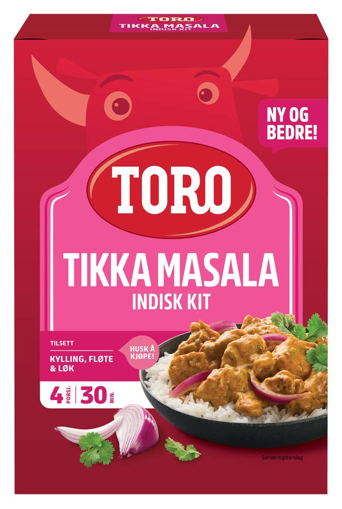 Toro Tikka massala indisk kit 4 porsjoner