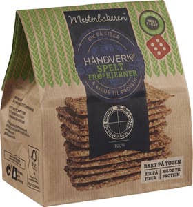 Mesterbakeren Knekkebrød spelt, frø & kjerner