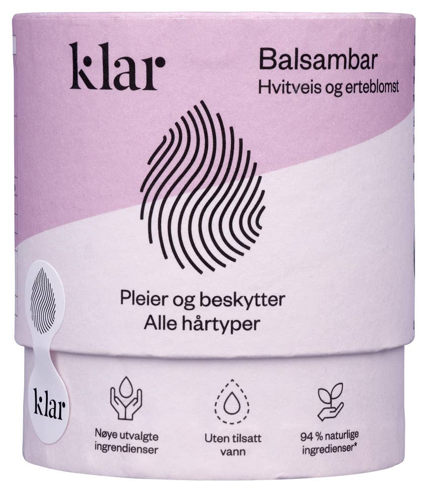 Klar Balsambar Hvitveis og erteblomst
