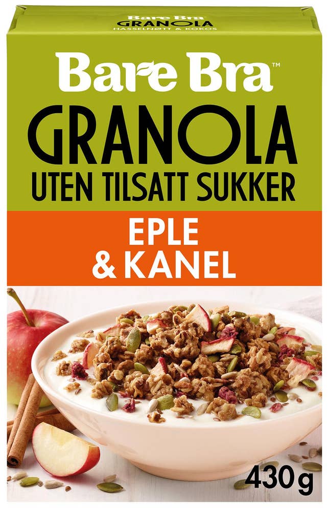 Bare Bra Granola Eple og Kanel Limited Edition, 430 g