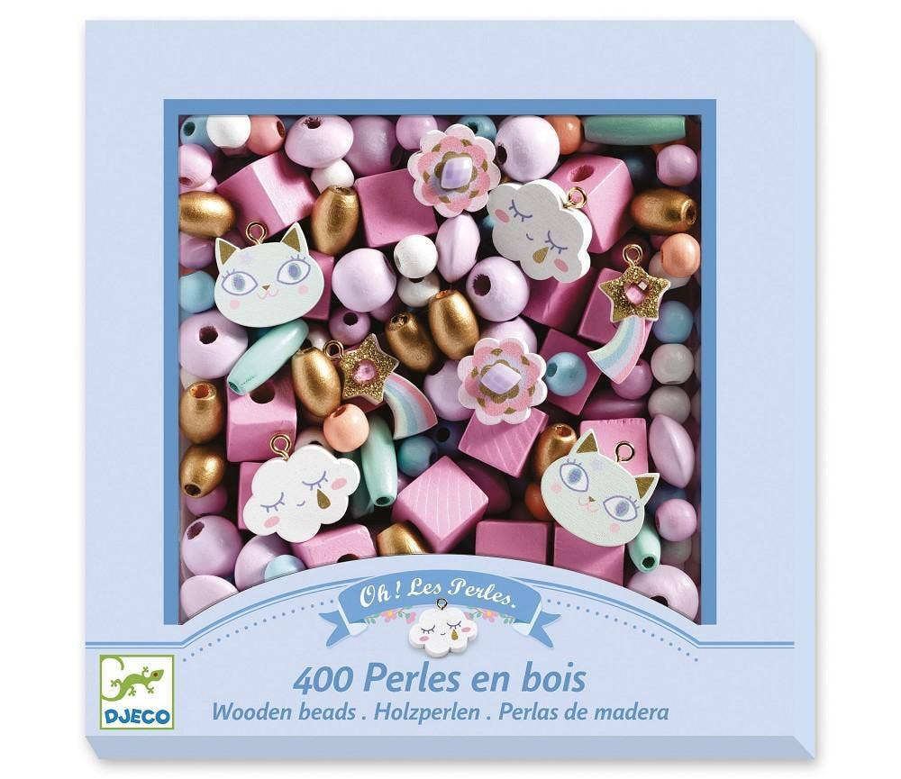 Sprell Rosa perler i tre