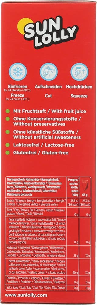 Sun Lolly jordbær 8 stk