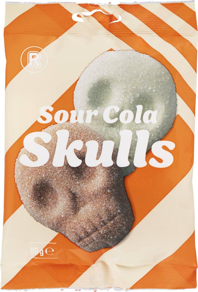 R Sour cola skulls