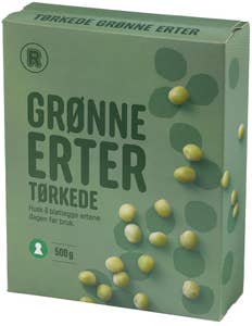 R Tørkede Erter Grønne