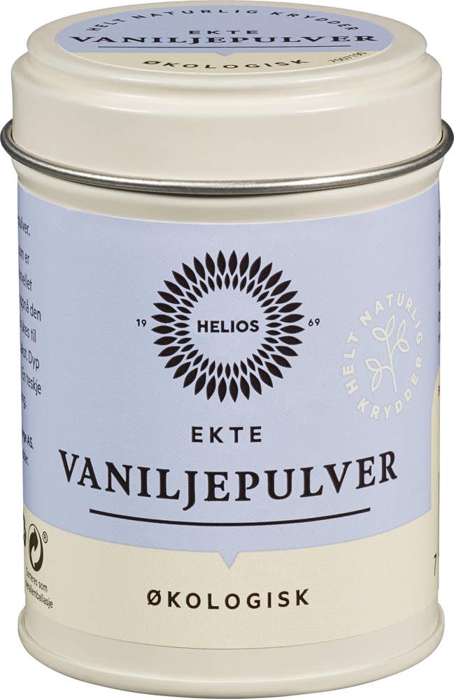 Helios Ekte vaniljepulver Økologisk