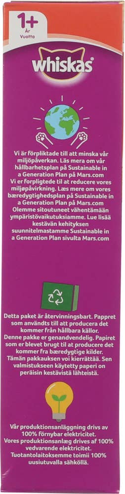 Whiskas Tørrfôr med okse Til voksne katter fra 1 år