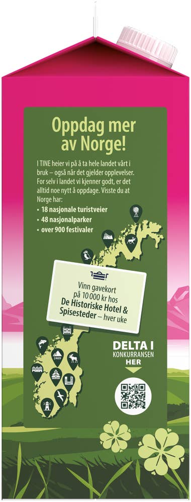 Tine Lettmelk 1% fett