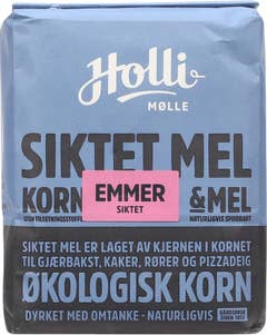 Holli Mølle Økologisk Emmermel Siktet