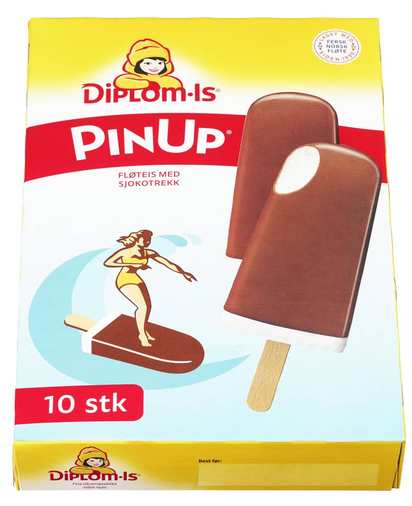 Diplom-is Pin Up Is 10 stk