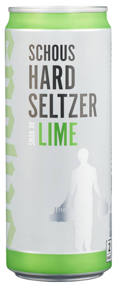Schous Pils Hard seltzer lime
