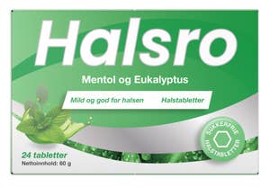 Halsro Mentol & Eukalyptus 60 g