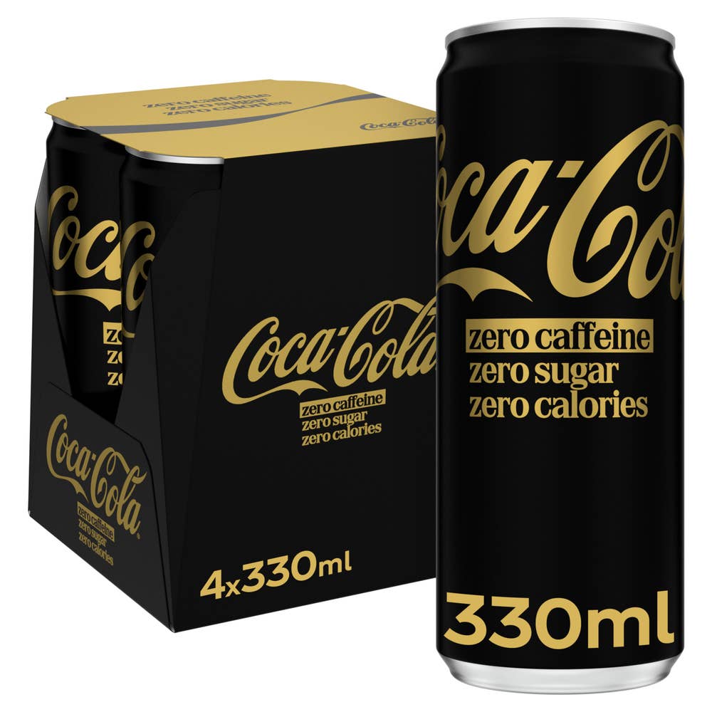 Coca-Cola Zero Sugar Zero Caffeine 4 x 0,33L