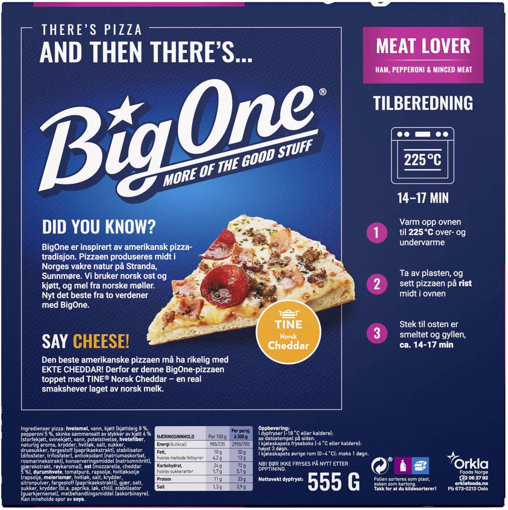 Big One Meat Lover Pizza