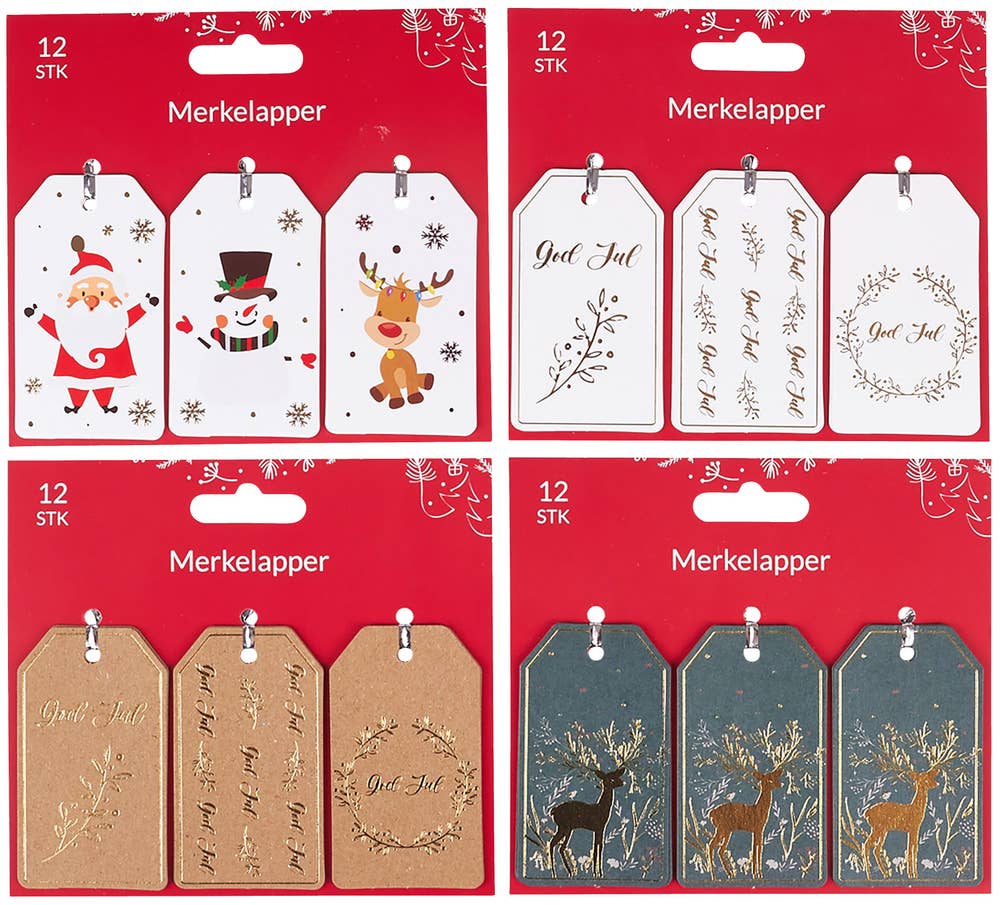 Per Arntzen Trading Gavemerkelapper 12 stk