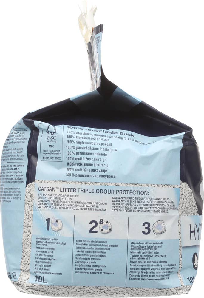 Catsan Hygiene Plus Ikke-klumpende kattesand