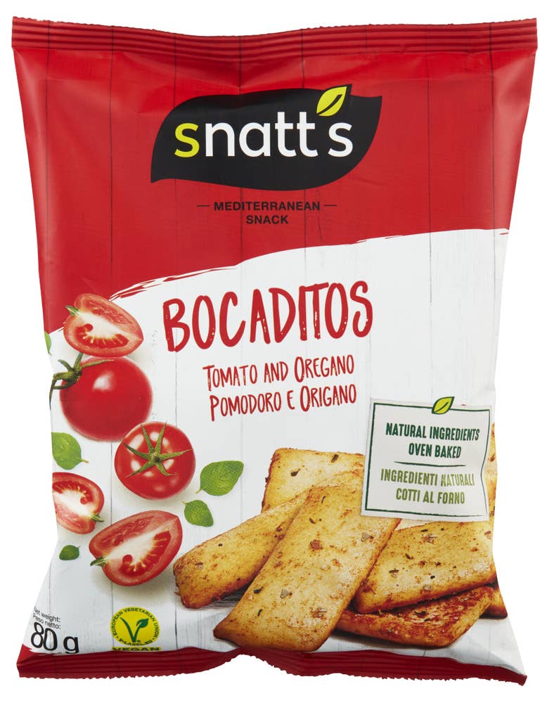 Snatt's Brødsnacks Tomat & Oregano