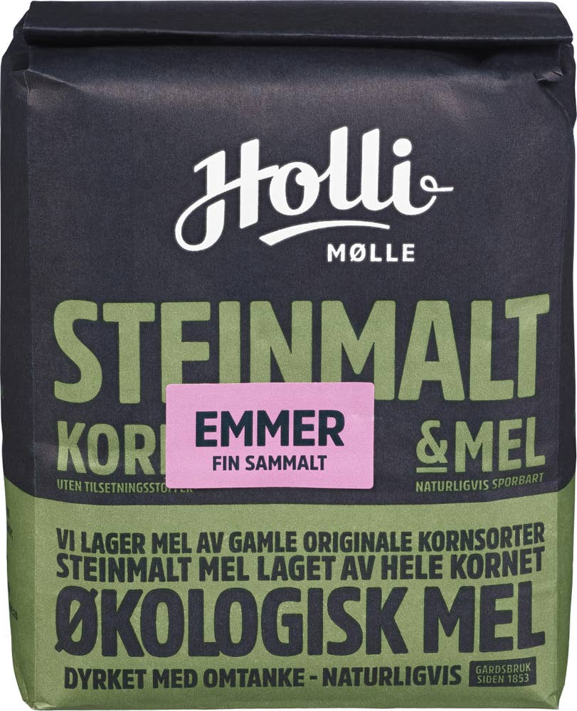 Holli Mølle Emmer fin sammalt Økologisk