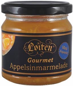 Løiten Appelsinmarmelade gourmet med Aquavit