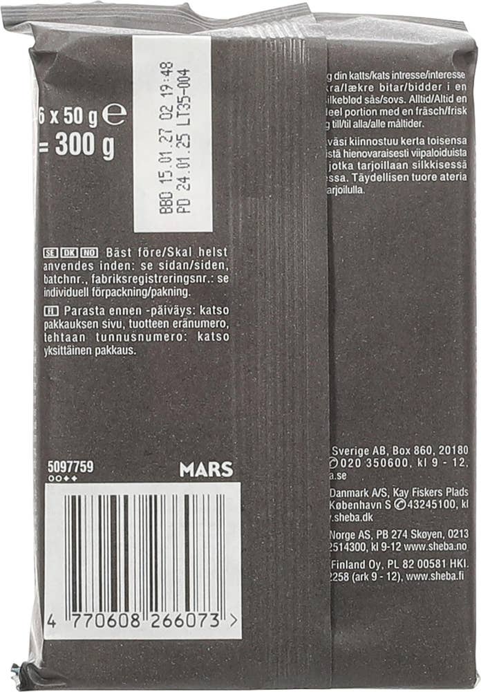 Sheba Fresh & Fine Mix Kylling, laks & kalkun