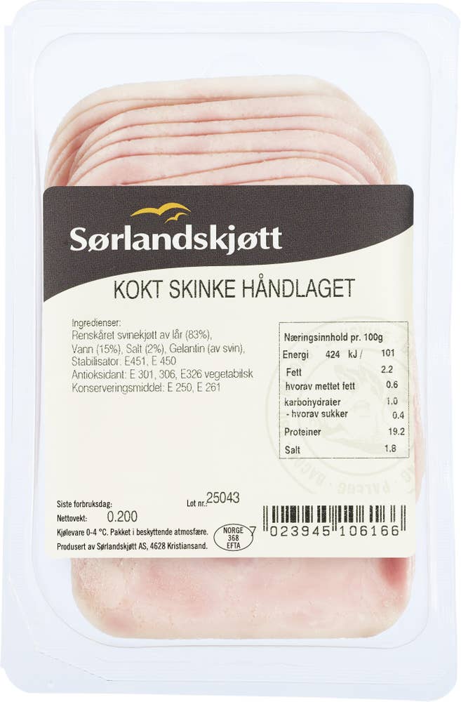 Sørlandskjøtt Kokt skinke Håndlaget
