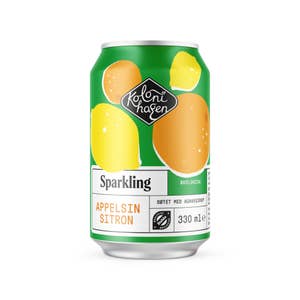 Økologisk Sparkling appelsin og sitron