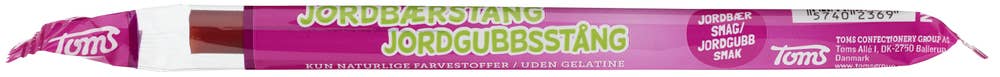 Toms Jordbærstang Toms