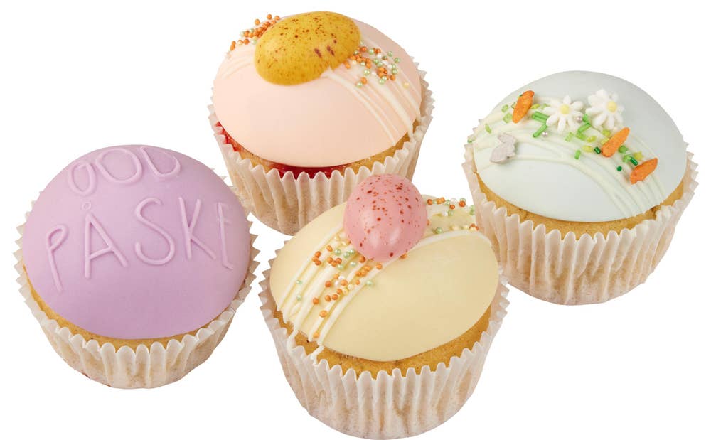 Påskecupcakes Pastellmiks