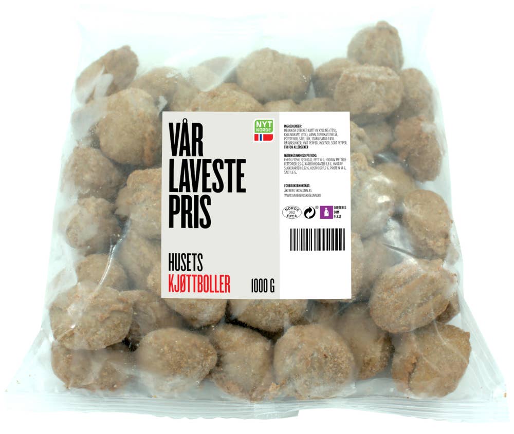 Vår Laveste Pris Husets kjøttboller