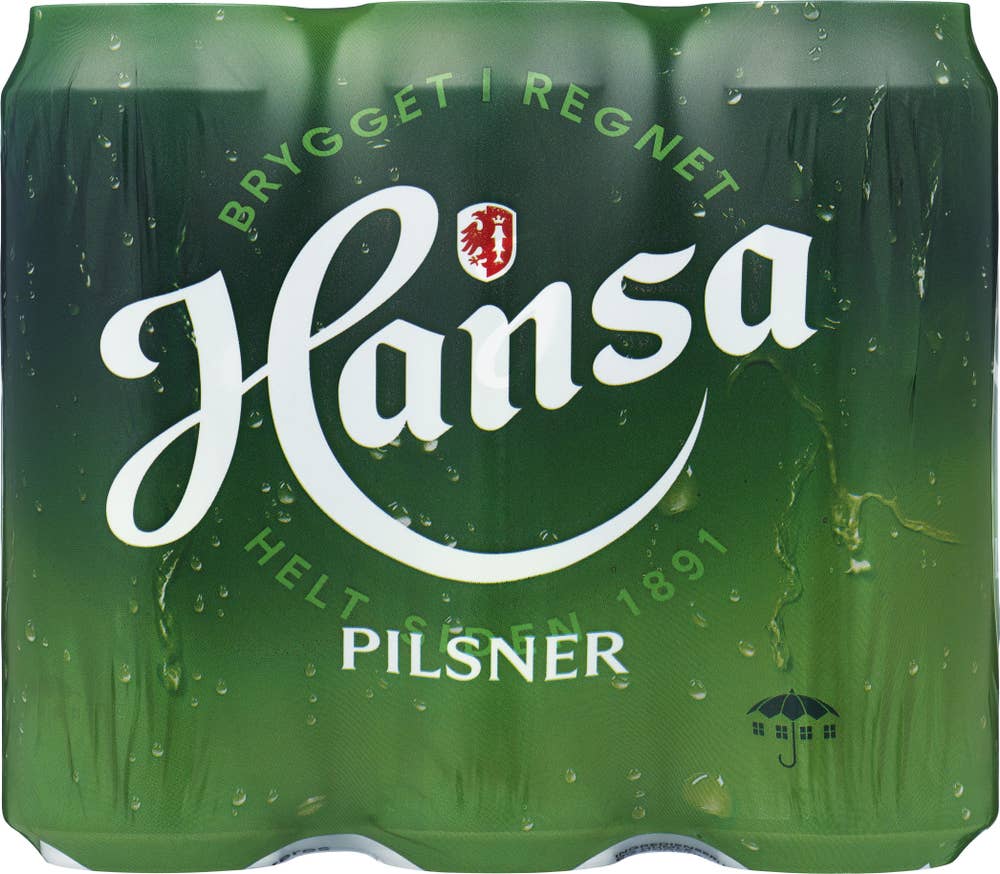 Hansa Pilsner 0,5l x 6 stk