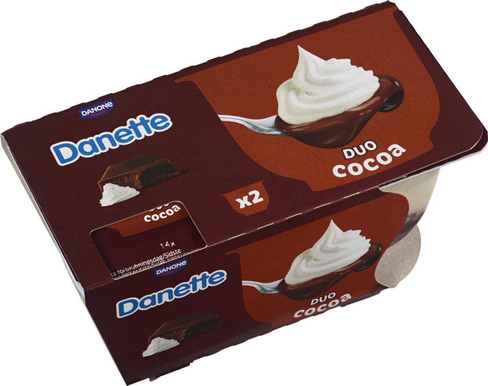 Danette Sjokoladepudding 2x100g