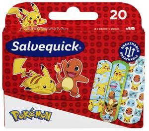 Salvequick Plaster Pokémon Ulike størrelser