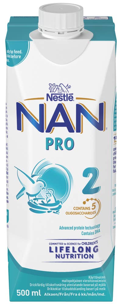 Nestlé Nan NAN Pro 2 drikkeklar Fra 6 mnd