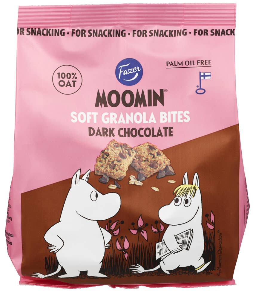 Fazer Moomin granola bites choco