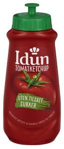 Idun Tomatketchup Uten tilsatt sukker