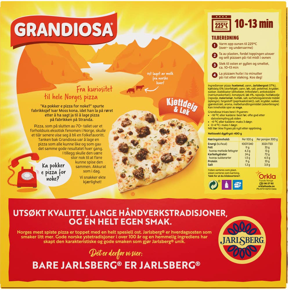 Grandiosa Kjøttdeig & løk