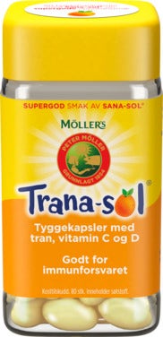 Möller's Trana-sol Tyggekapsel